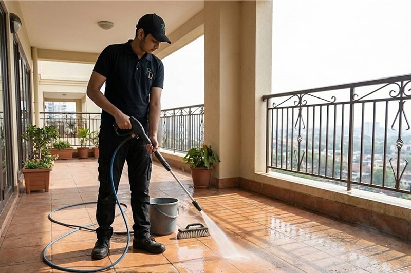 Balcony & Terrace Cleaning
